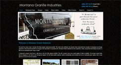 Desktop Screenshot of montanagranite.com