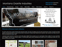 Tablet Screenshot of montanagranite.com
